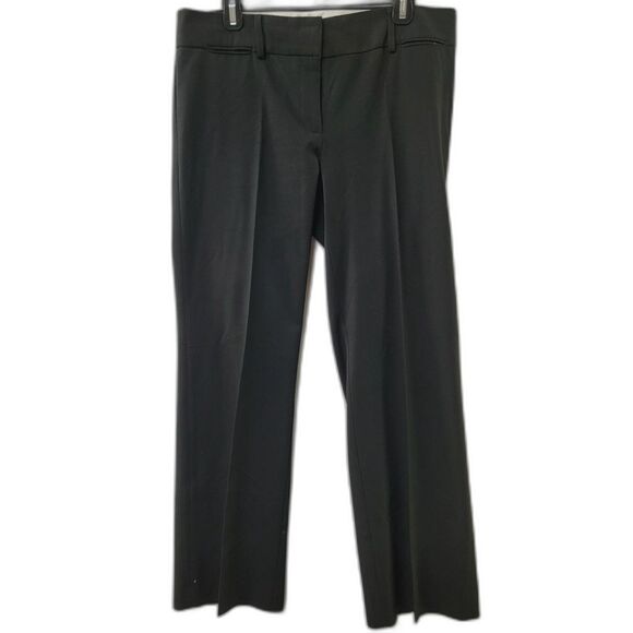 Ann Taylor LOFT Pants - Ann Taylor LOFT Black Marisa Trouser Pants Wide-Leg Flat Front Women's Size 8